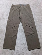 Kuhl Pants Mens 33x34 Pants Brown/Dark Gray Outdoor Hiking Workwear Pockets
