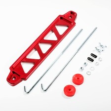 Red Aluminum Battery Tie Down Bracket