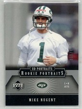2005 Upper Deck Portraits Mike Nugent #187 Rookie 066/425 New York Jets