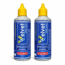 Kettenwachs 2&times;100 ml fl&uuml;ssig Grafit f&uuml;r langlebige Fahrradkette MTB Rennrad