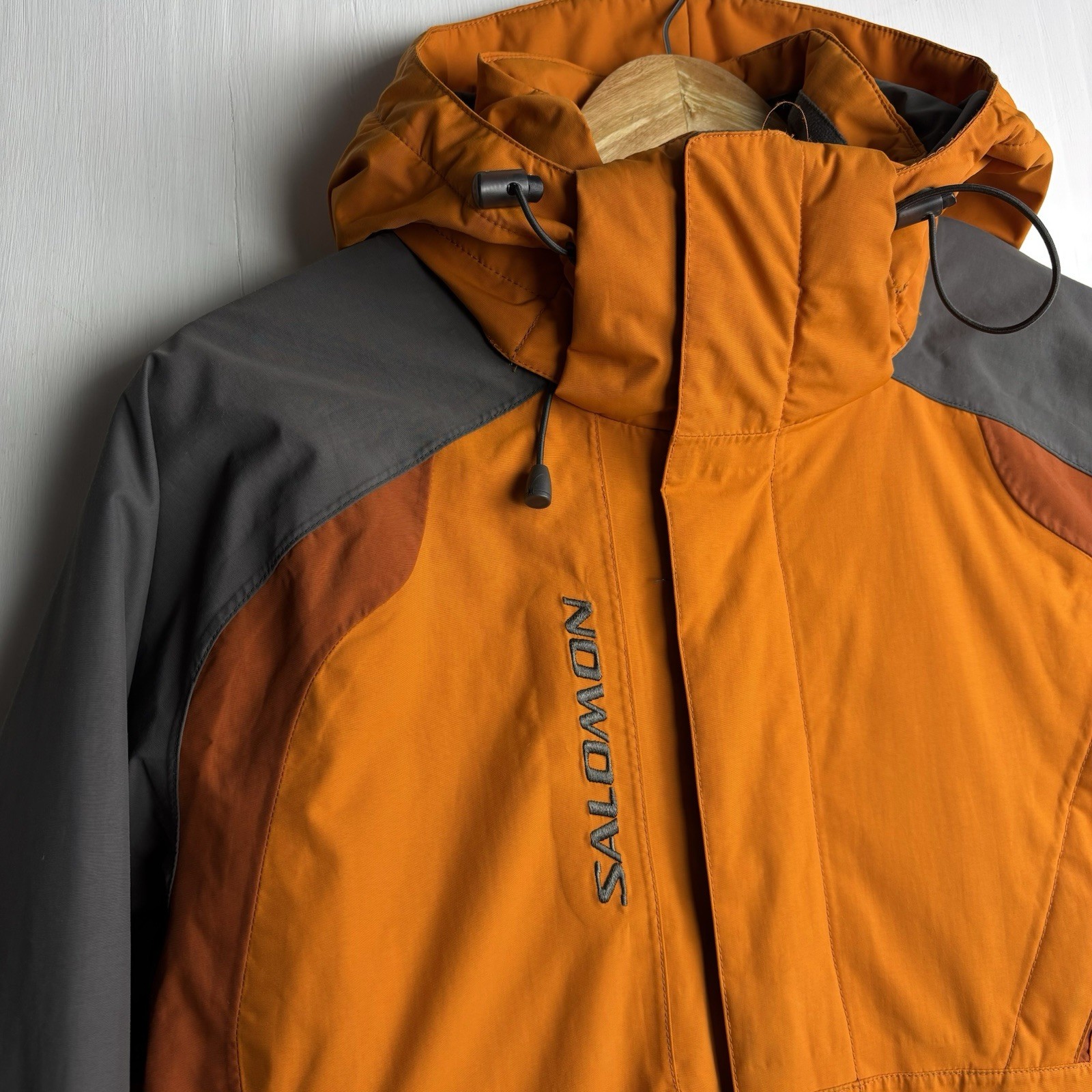 Salomon Giacca Isolata Sci Vintage Arancione Uomo Taglia M