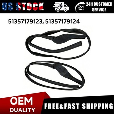 For BMW 7' 740i 750i 740Li NEW Rear L+R Upper Door Seam Seal 51357179123