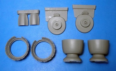 1:48 North American B-25B Cowls and Cowl Flaps (for AM Kit) - Vector VDS48140