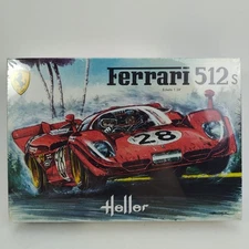 HELLER 1/24 Scale Ferrari 512S Plastic Model Kit L734 NEW SEALED MADE IN FRANCE