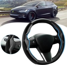 Steering Wheel Cover Accessories Carbon Fiber Steering Wheel Cover Black