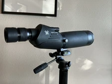 Vortex Skyline ED 20-60x80 Straight Spotting Scope W/Case-EUC Digiant Monopod