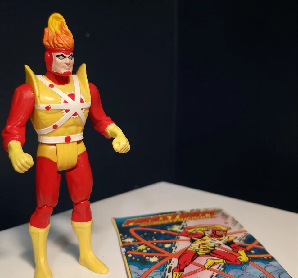 Figura de acción Kenner DC Super Powers Firestorm vintage original 1985 cómic como nueva Foto 2 de 4