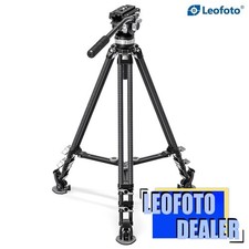 OPEN Leofoto LVC-253C BV-15 Twin Leg Video Tripod with Fluid Head