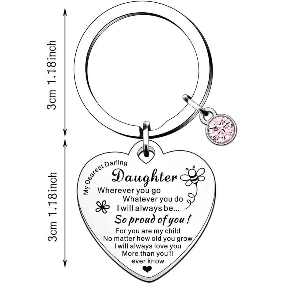 Pocket Hug Token Keyring Christmas Gifts For Mum Grandma Daughter Nanny Son Dad - Image 2 of 4
