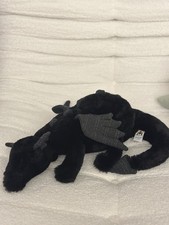 BNWOT Rare and Retired Large Onyx Dragon Jellycat - fast ship