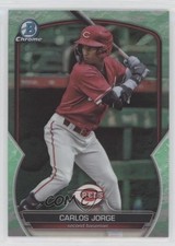 2023 Bowman Draft Chrome Lunar Glow Refractor Carlos Jorge #BDC-105 19wt