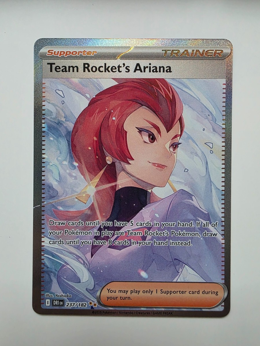 TRAINER'S x1 トレーナーカード ホロ Team Rocket's Ariana 237/182 Sv10: Destined Rivals Holo SIR NM
