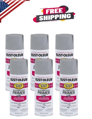 Rust-Oleum 2081830-6PK Stops Rust Automotive Spray Primer,      
