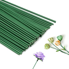 Floral Stem Wire 100 Pcs Florist Wire Stems 14 Gauge Flower Stems Crafts Wire fo