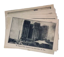 Lot of 14 Postcards San Francisco 1906 Earthquake Damage & Re-Building CA