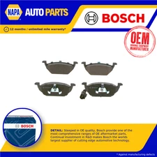 Brake Pads Set fits VW JETTA Mk3 1.6 Front 05 to 10 BSF Bosch 1J0698151D Quality