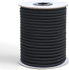 Strong and Durable Bungee Cord - 3/8" x 100ft Elastic Cord, Kayak Stretch String