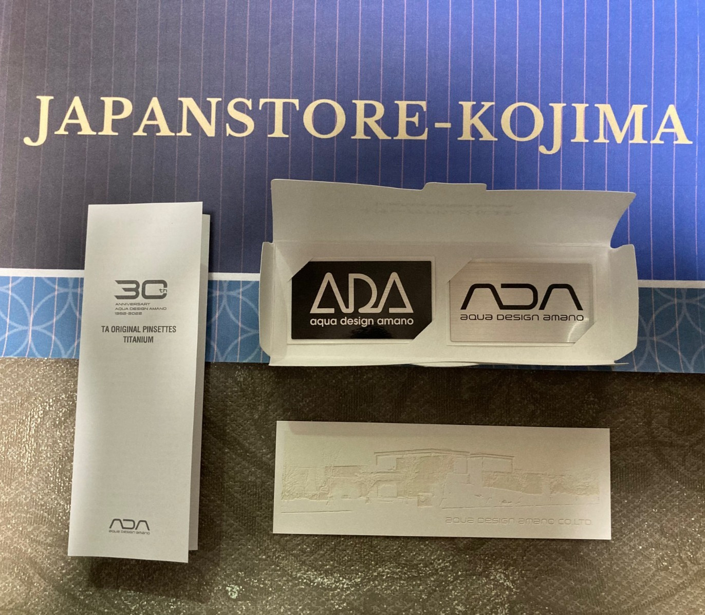 ADA Aqua Design Amano 30th Anniversary TA Original Tweezers Titanium Pinsettes