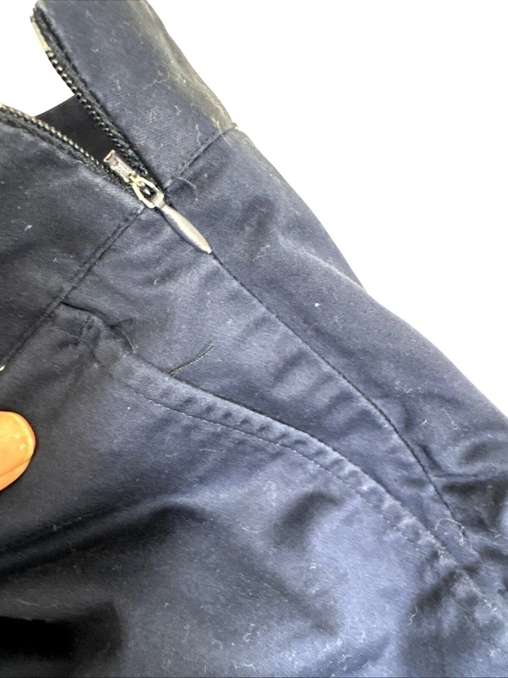 Lizwear Mujer Azul Marino Skort Cremallera Lateral/Bolsillos Talla 16 Algodón/Poliéster Foto 4 de 4