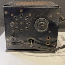 Vintage Radio Battery Eliminator Bakelite toggle transformer Ham prop display 