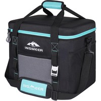 KüHltasche Groß 40L, 60 Dosen KüHltasche Faltbar Mit Hart Eva Dach, Gross Kü...