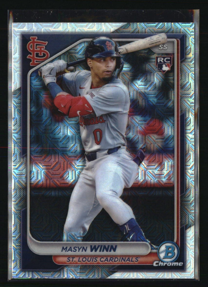 2024 Bowman Chrome #61 Masyn Winn Mojo Refractors