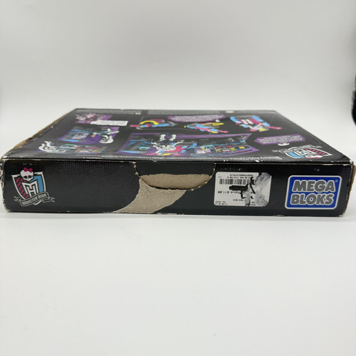 Mega Bloks Monster High Frankie Stein's Electrifying Room New Damaged Box - Picture 4 of 6