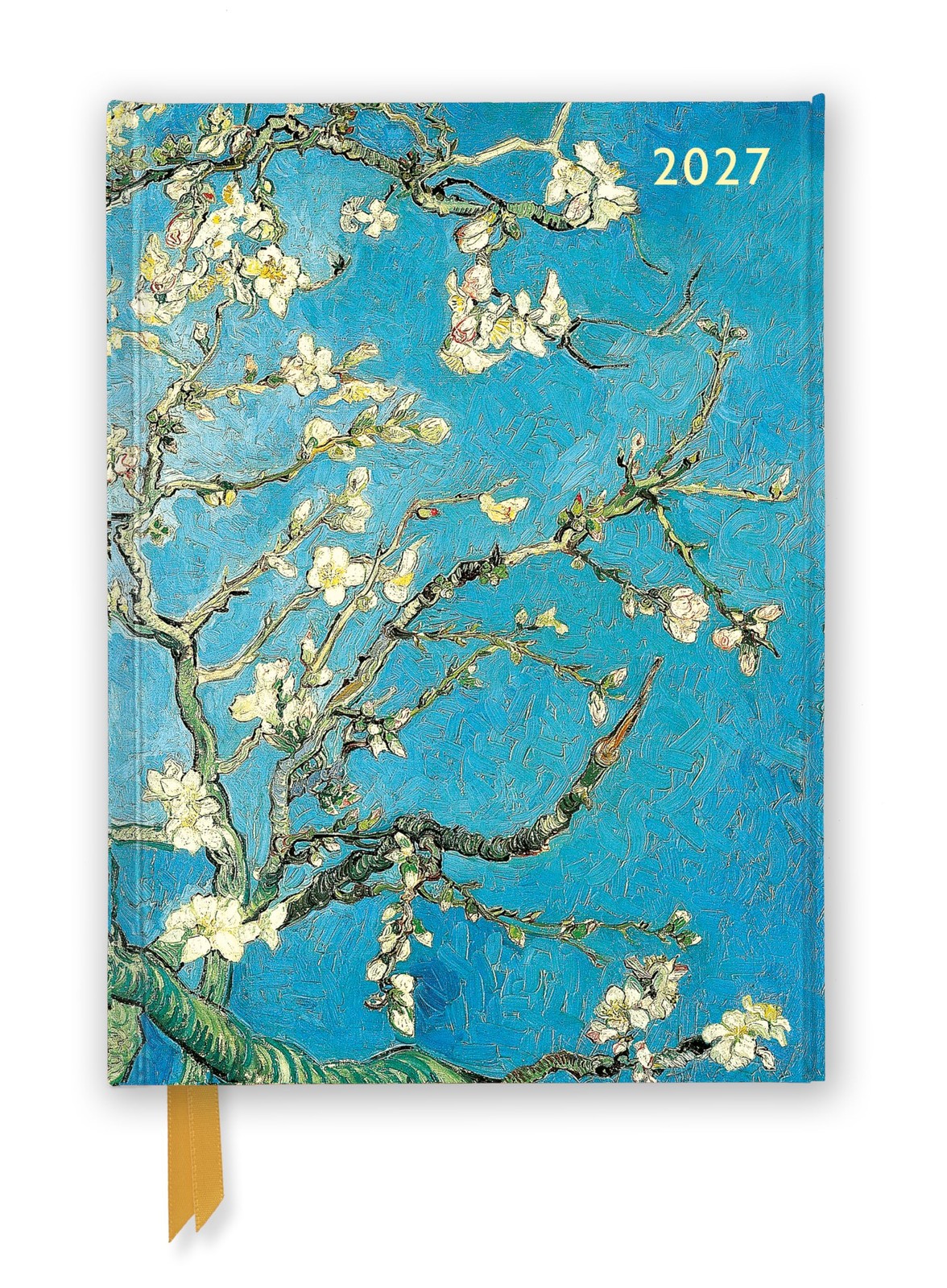 Vincent Van Gogh: Almond Blossom 2027 Luxury Diary Planner - Page To View With Notes Flame Tree Studio - Image 3