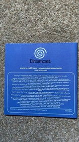 V Rally 2 Dreamcast Manual ONLY Official Instruction Booklet