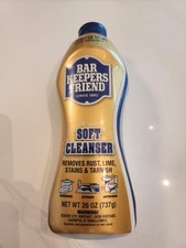 BAR KEEPERS FRIEND Soft Cleanser Liquid All-Purpose Cleaner - 26 oz Lot of 3