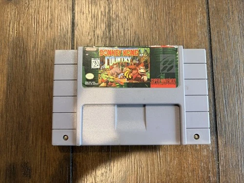 Donkey Kong Country (Super Nintendo SNES) - Authentic & Tested