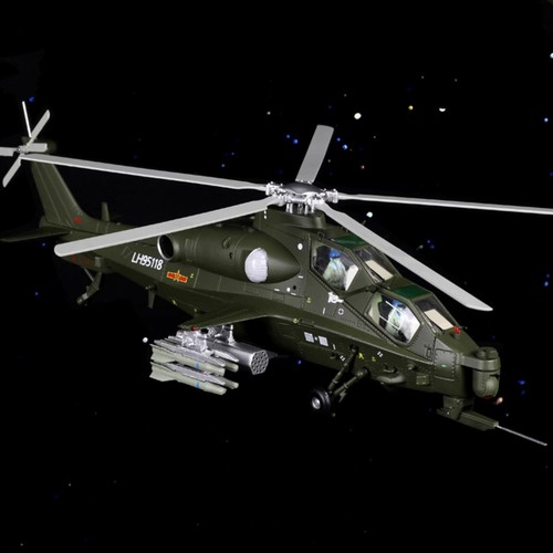 1/48 Scale Diecast Alloy Chinese Z10 Attack Helicopter Military Simulation Model - Picture 8 of 24