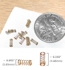 12 Newly Made HO Scale Slot Car LIFE-LIKE M-Chassis Motor Brush Spring .006" BTO