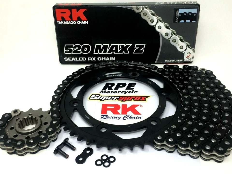 Honda CBR1000rr 2006-07 RK MAX Z 520 RX-Ring PREMIUM Cadena y Piñones SS Kit  Foto 2 de 4