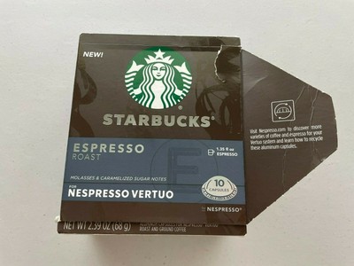 1 Box Starbucks Espresso Roast Coffee 