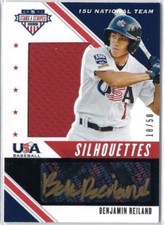 Benjamin Reiland - 2020 Panini USA Stars And Stripes Rookie Relic Auto #d /50