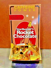 ROCKET CHOCOLATE CAFFEINE ENERGY/ 100 CT.ENGLISH TOFFEE +FREE SURPRISE GIFT