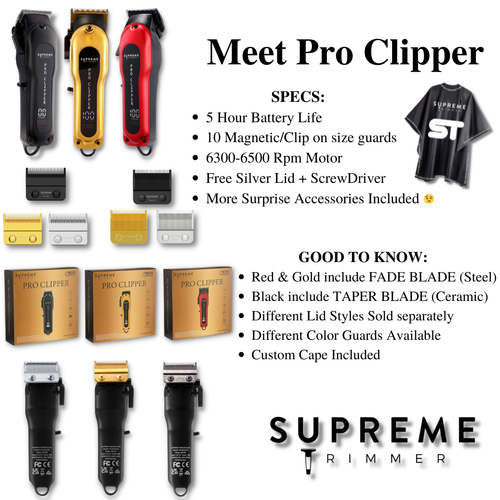 Supreme Trimmer STC5030 Pro Clipper, 300 Min Run Time - Factory Recertified - 第 2/23 張圖片