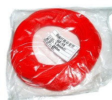 200m   1mm Silicon Fiber Glass Insulated Tube Sleeve UL 1500V VW-1 180  Red