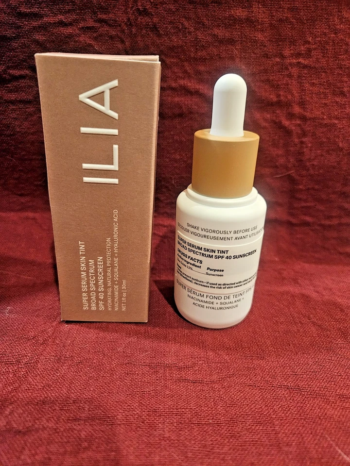 ILIA Super Serum Skin Tint - KAI 1oz/30 ml *NEW IN BOX* Broad Spectrum SPF 40 - Image 2 of 4