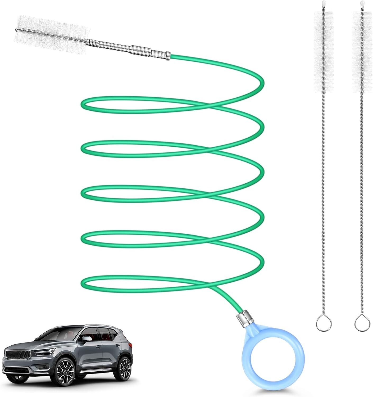 Auto Sunroof Drain Cleaning Tool,118Inch Long Pipe Cleaner for Car,Flexible Tube