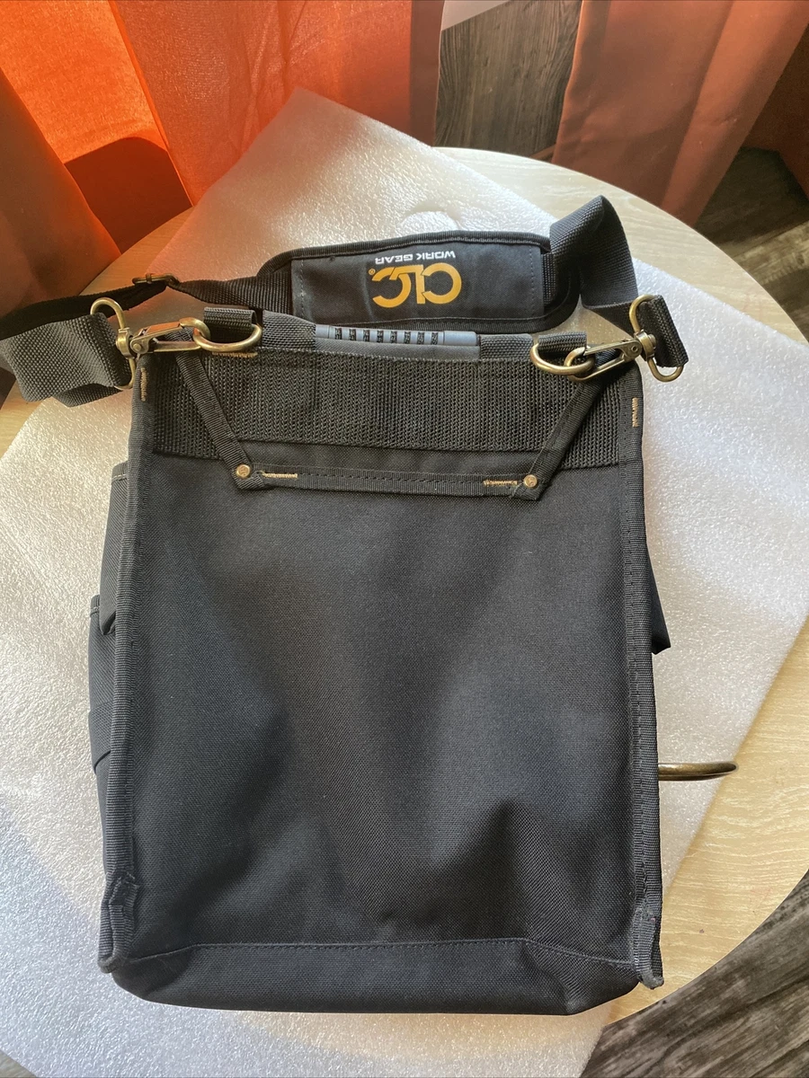 CLC Custom Leathercraft Black Multi Pocket Carpenter Nail Tool Bag