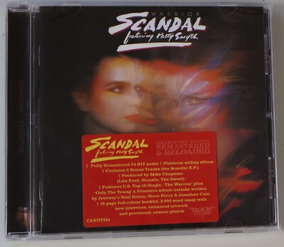 Scandal Featuring Patty Smyth Warrior CD new Rock Candy Records Reissue