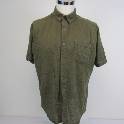 Chemise Kuhl Homme XL – Rayée Verte, Manches Courtes, Utility Outdoor (occasion)