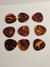 Lot of 9 NEW Rounded Triangle 1mm Mandolin Pi...
