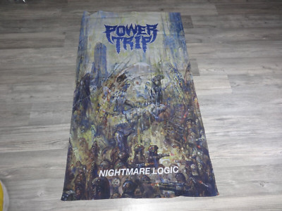 Power Trip Flag Flagge Poster Thrash Metal Gatecreeper Warbringer Exodus *