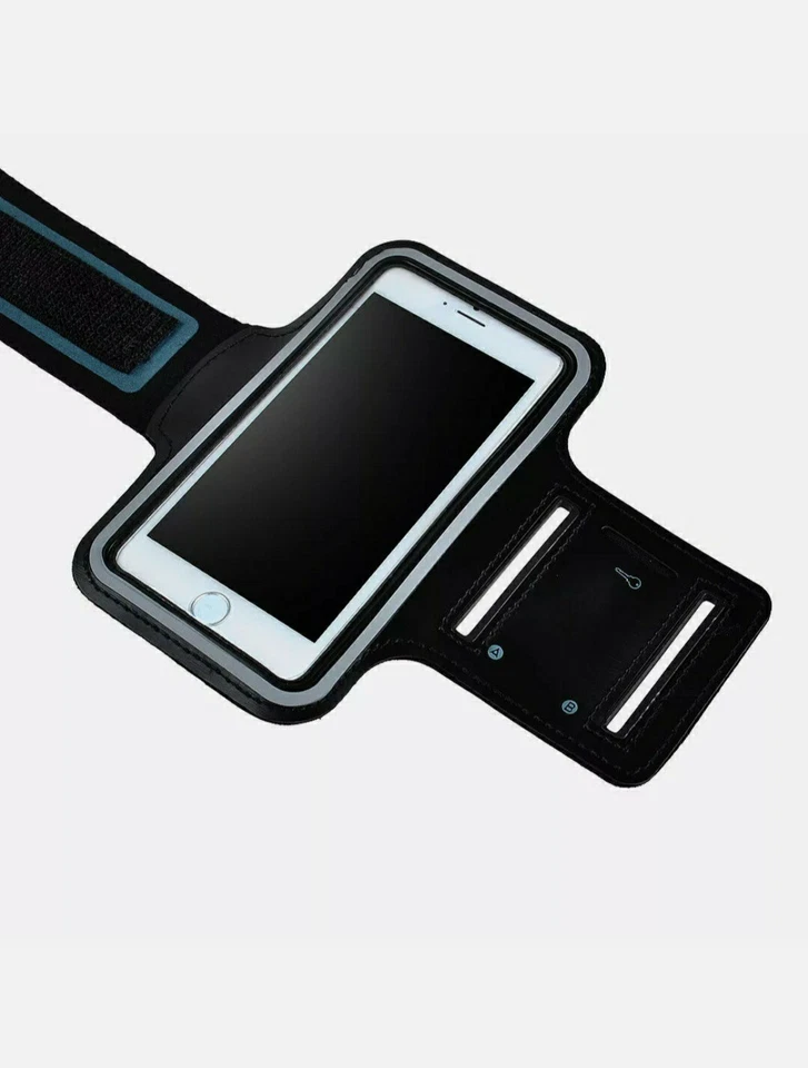 Brazalete Estuche Deportes Gimnasio Correr Correr Ejercicio Brazo Banda Teléfono Soporte Bolsa para Llaves Foto 3 de 4