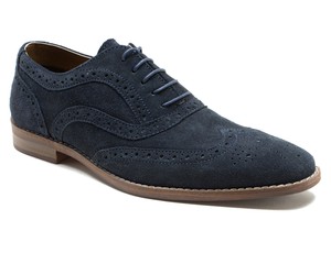 zapato de vestir azul marino hombre