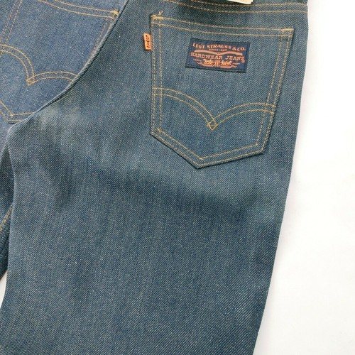 NWT Vintage 70s LEVIS Husky BELL BOTTOMS HARDWEAR DENIM JEANS Boys 26x23 - Picture 10 of 11