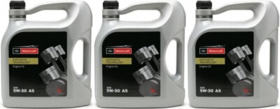 Original Ford 5W-30 Motorcraft A5 (ex. Formula F) Motoröl 3x 5 = 15 Liter